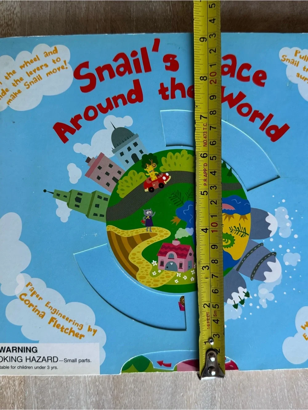 Snail's Race Around the World - Blue Kids Book